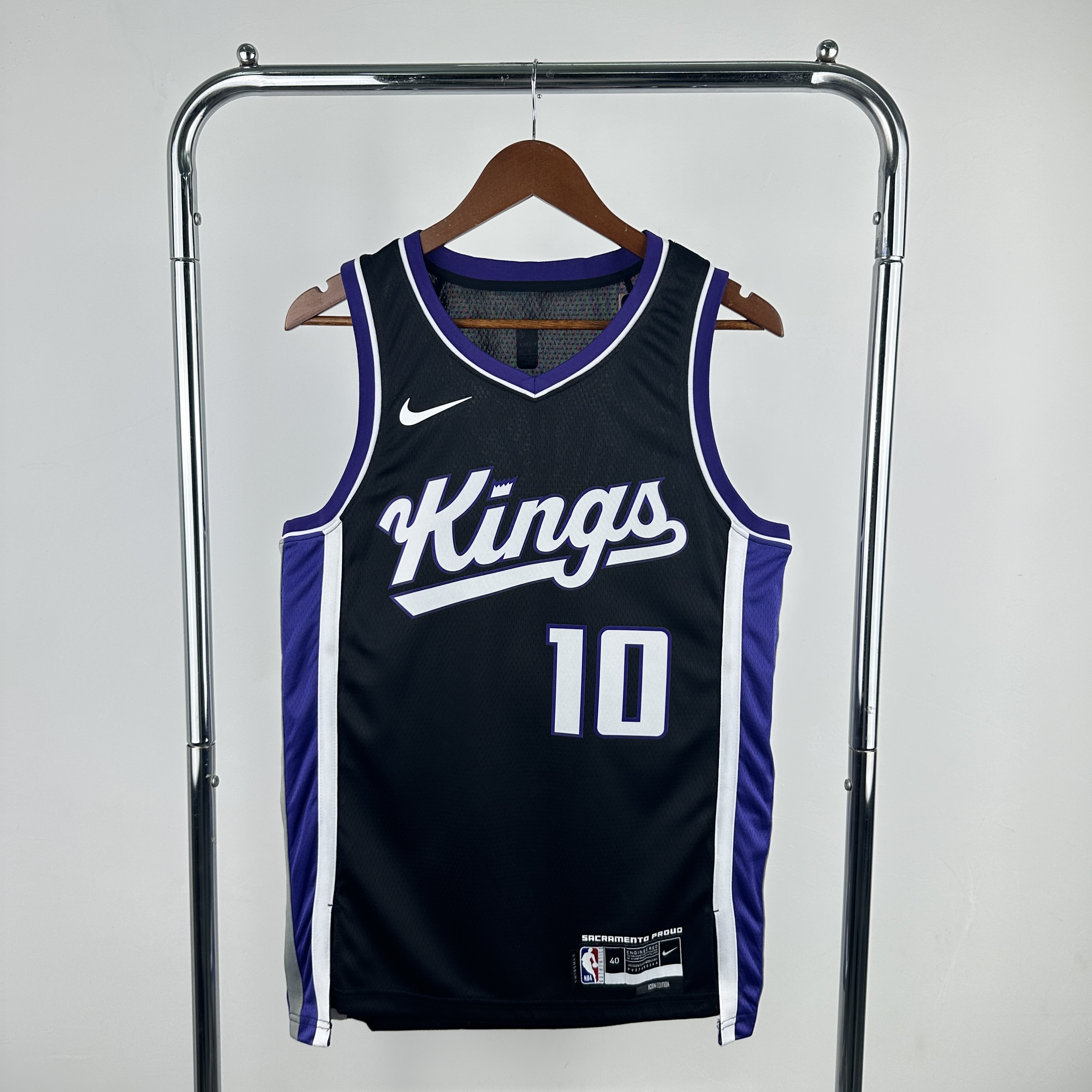 Men Sacramento Kings #10 DeRozan Black Season Nike 2024 NBA Jersey->sacramento kings->NBA Jersey